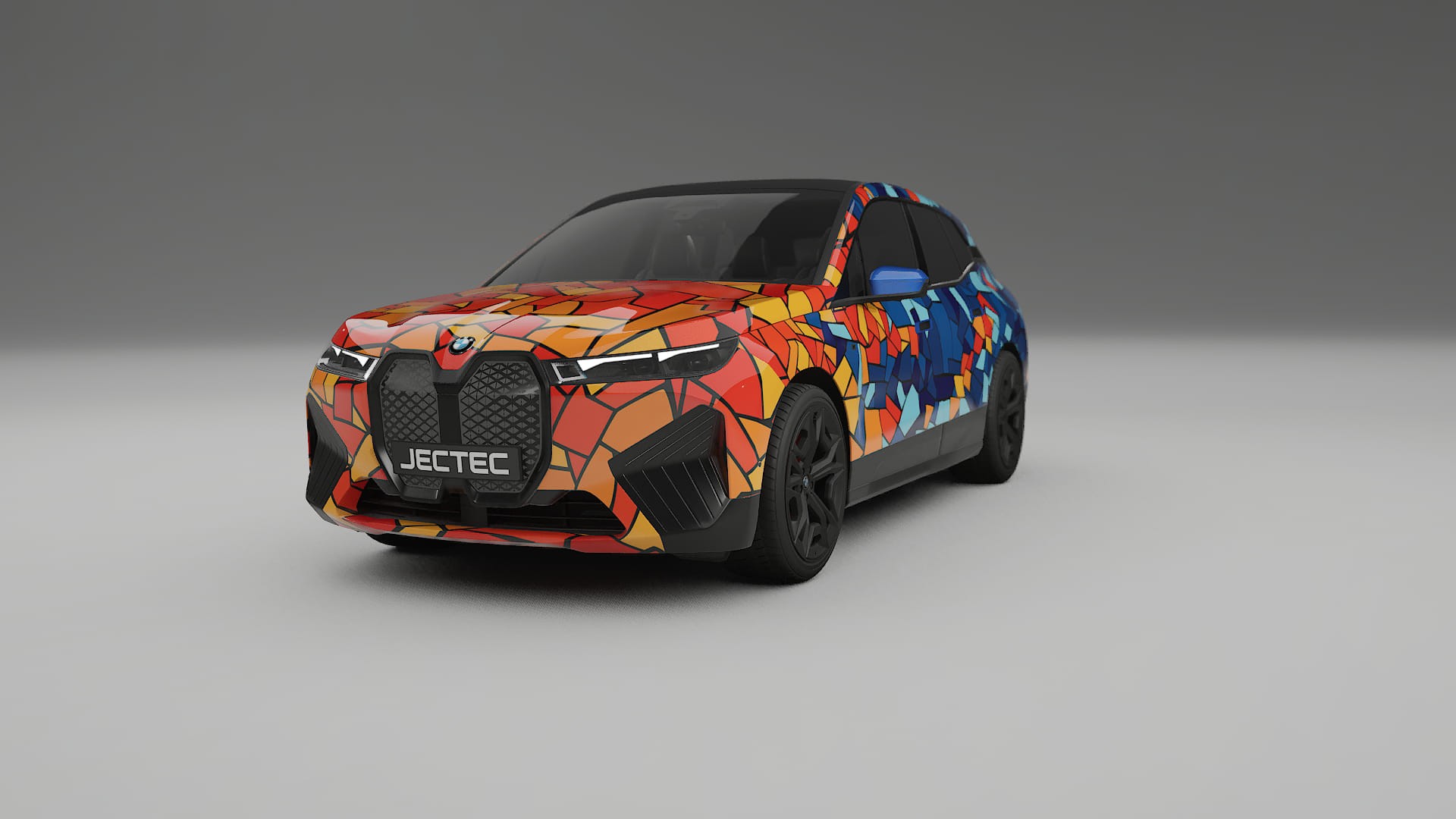 BMW iX M60 BARCELONA – Kit Wrap PPF Personalizat din Folie de Poliuretan Imprimabilă