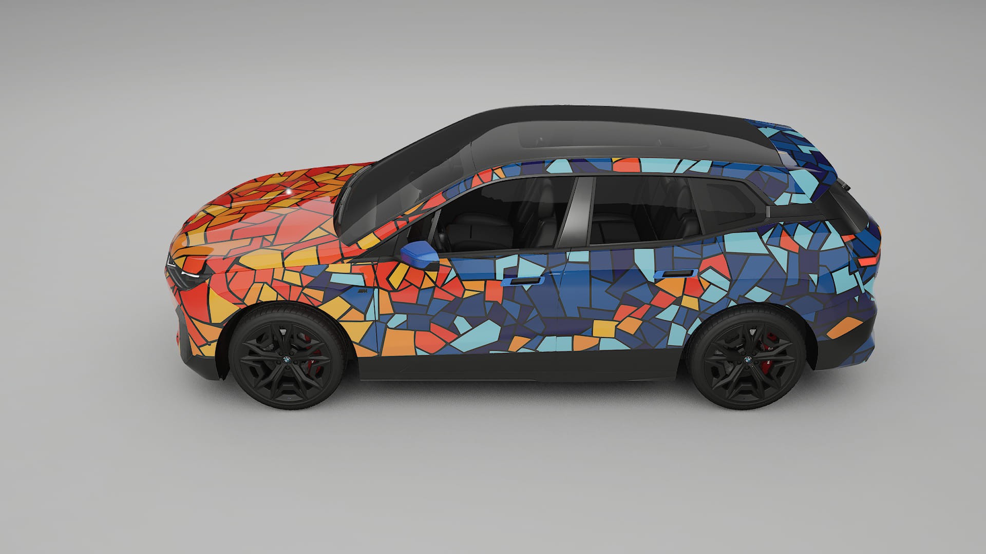 BMW iX M60 BARCELONA – Kit Wrap PPF Personalizat din Folie de Poliuretan Imprimabilă