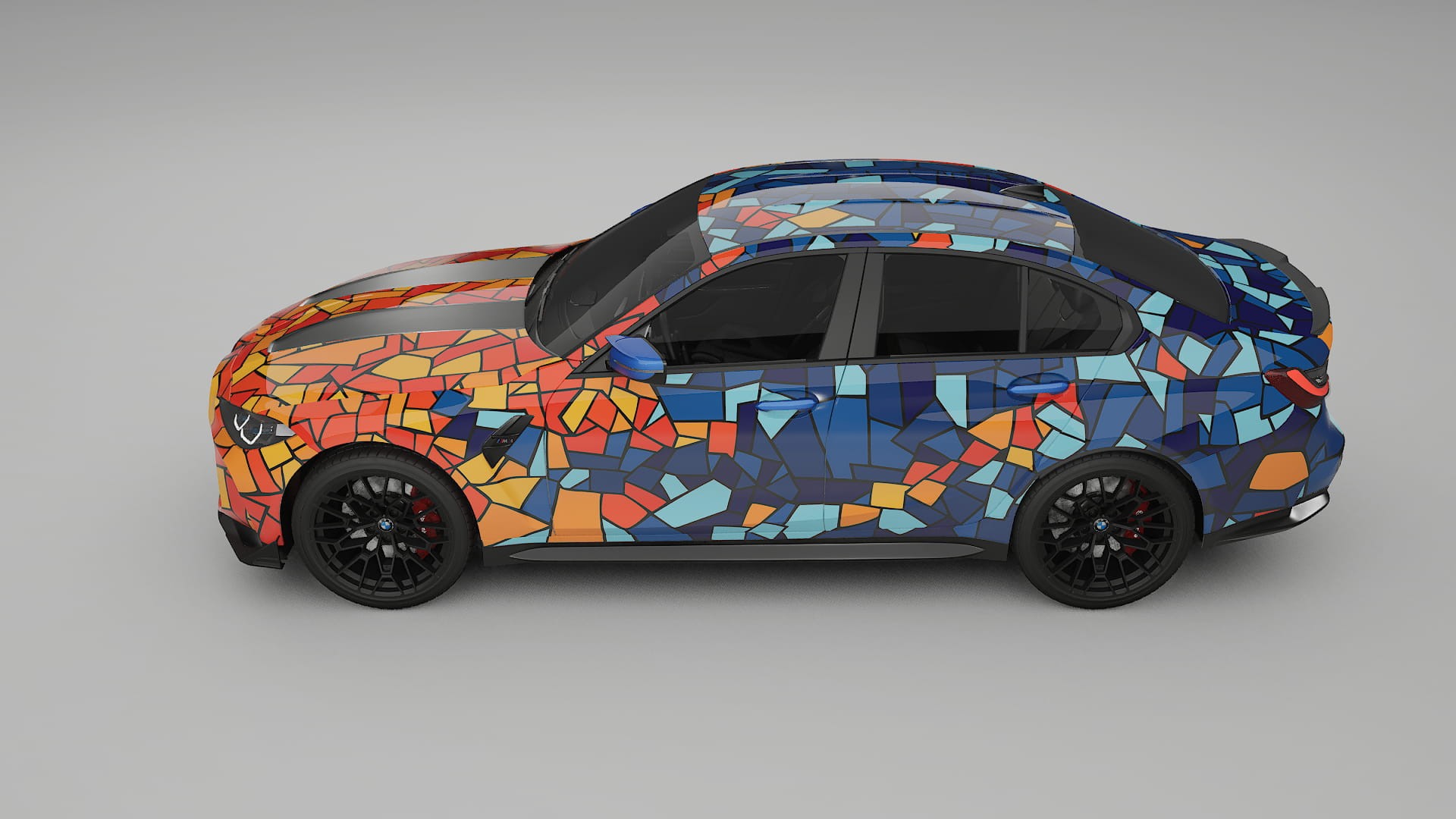 BMW M3 G80 Competition CS BARCELONA – Kit Wrap PPF Personalizat din Folie de Poliuretan Imprimabilă