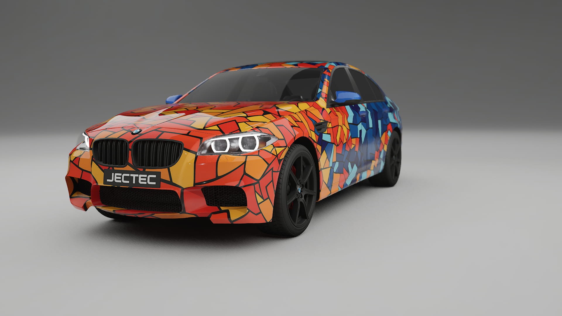 BMW M5 F10 BARCELONA – Kit Wrap PPF Personalizat din Folie de Poliuretan Imprimabilă