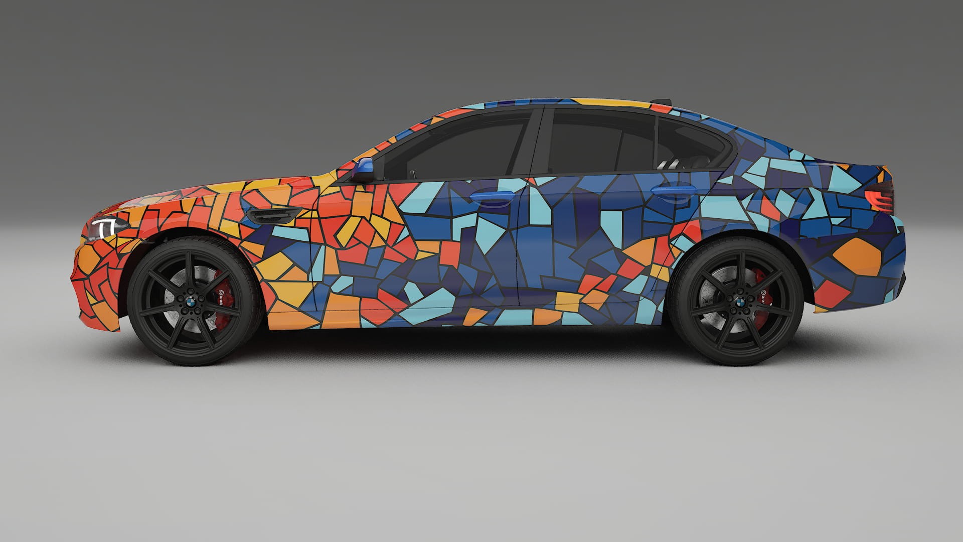 BMW M5 F10 BARCELONA – Kit Wrap PPF Personalizat din Folie de Poliuretan Imprimabilă