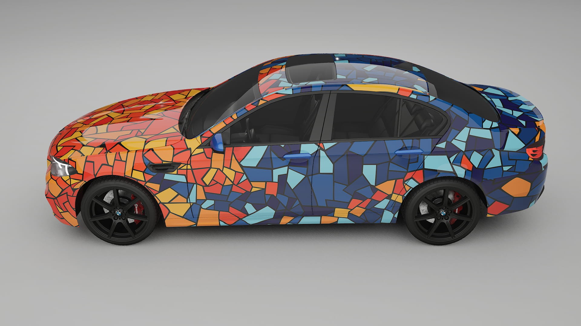 BMW M5 F10 BARCELONA – Kit Wrap PPF Personalizat din Folie de Poliuretan Imprimabilă