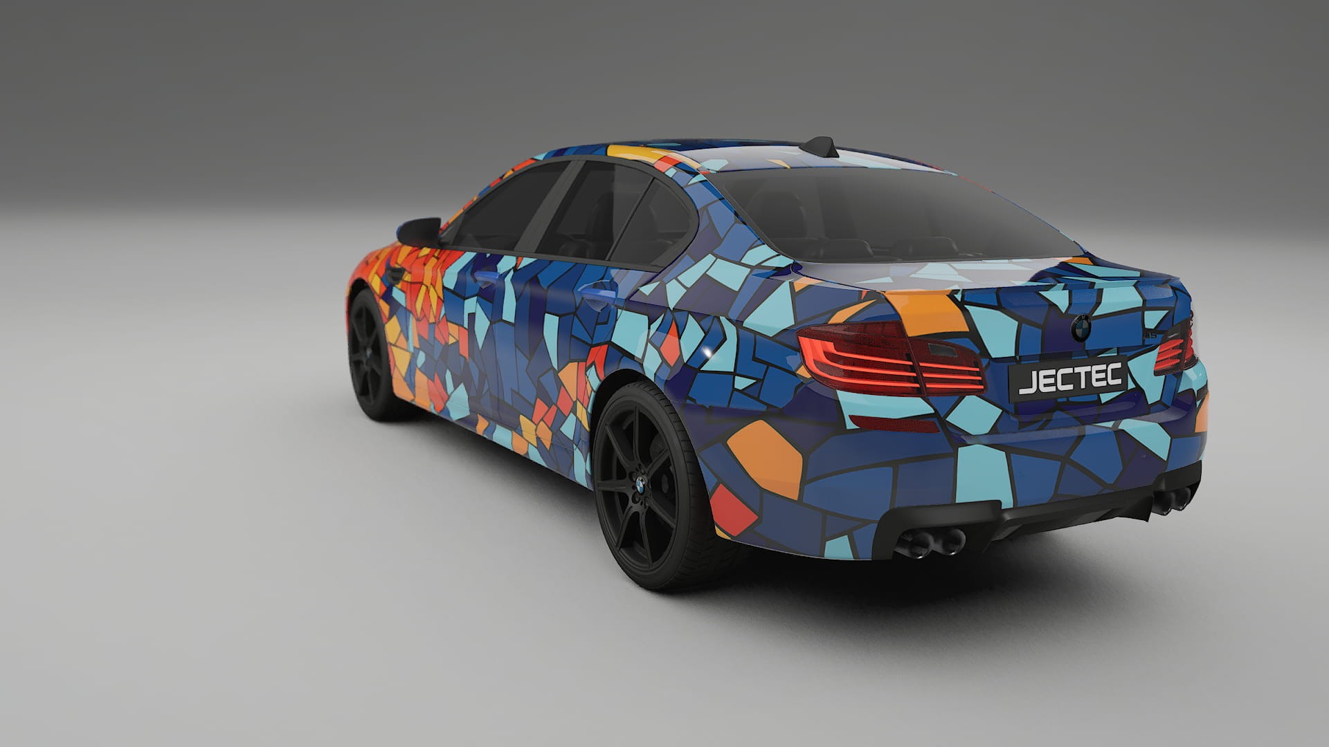 BMW M5 F10 BARCELONA – Kit Wrap PPF Personalizat din Folie de Poliuretan Imprimabilă
