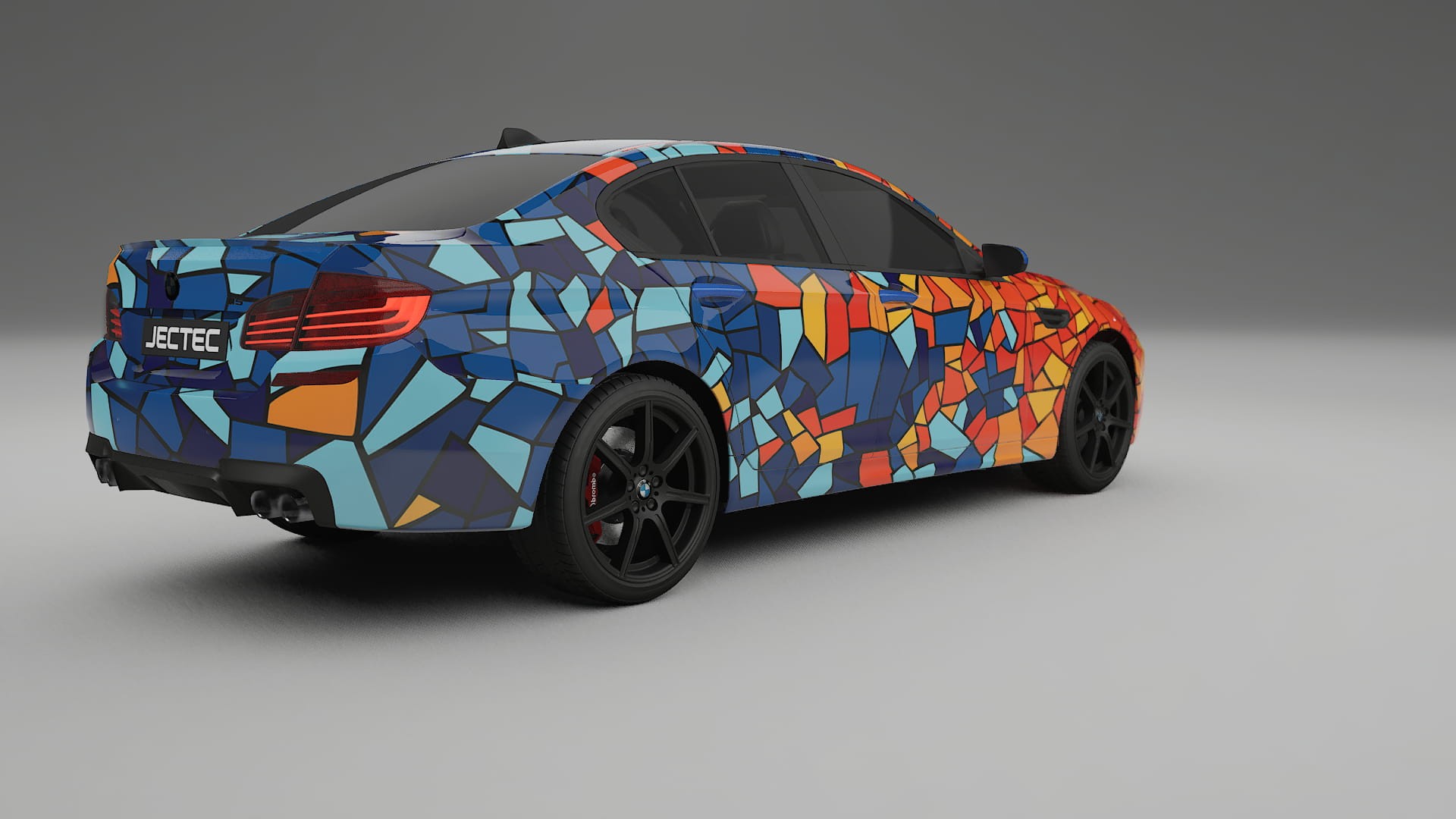 BMW M5 F10 BARCELONA – Kit Wrap PPF Personalizat din Folie de Poliuretan Imprimabilă