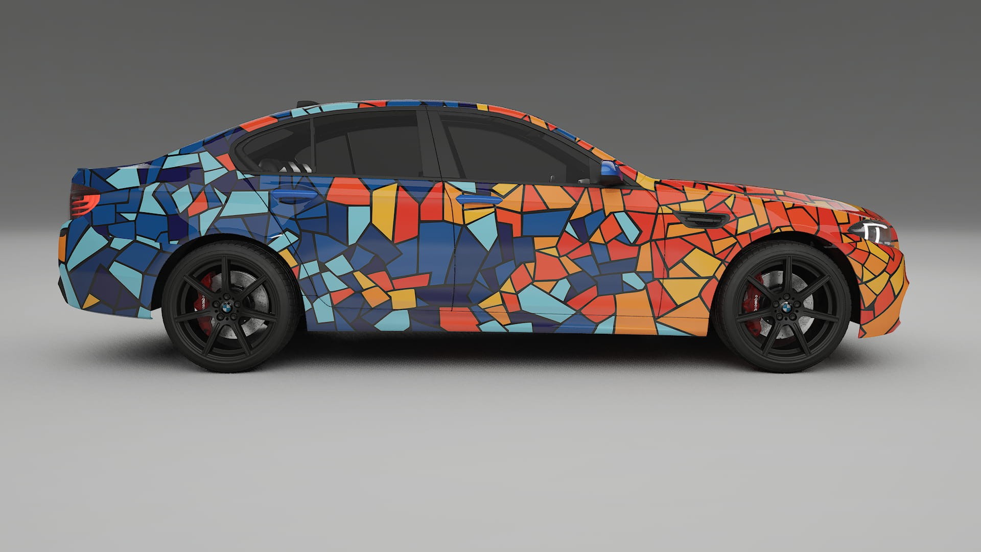 BMW M5 F10 BARCELONA – Kit Wrap PPF Personalizat din Folie de Poliuretan Imprimabilă