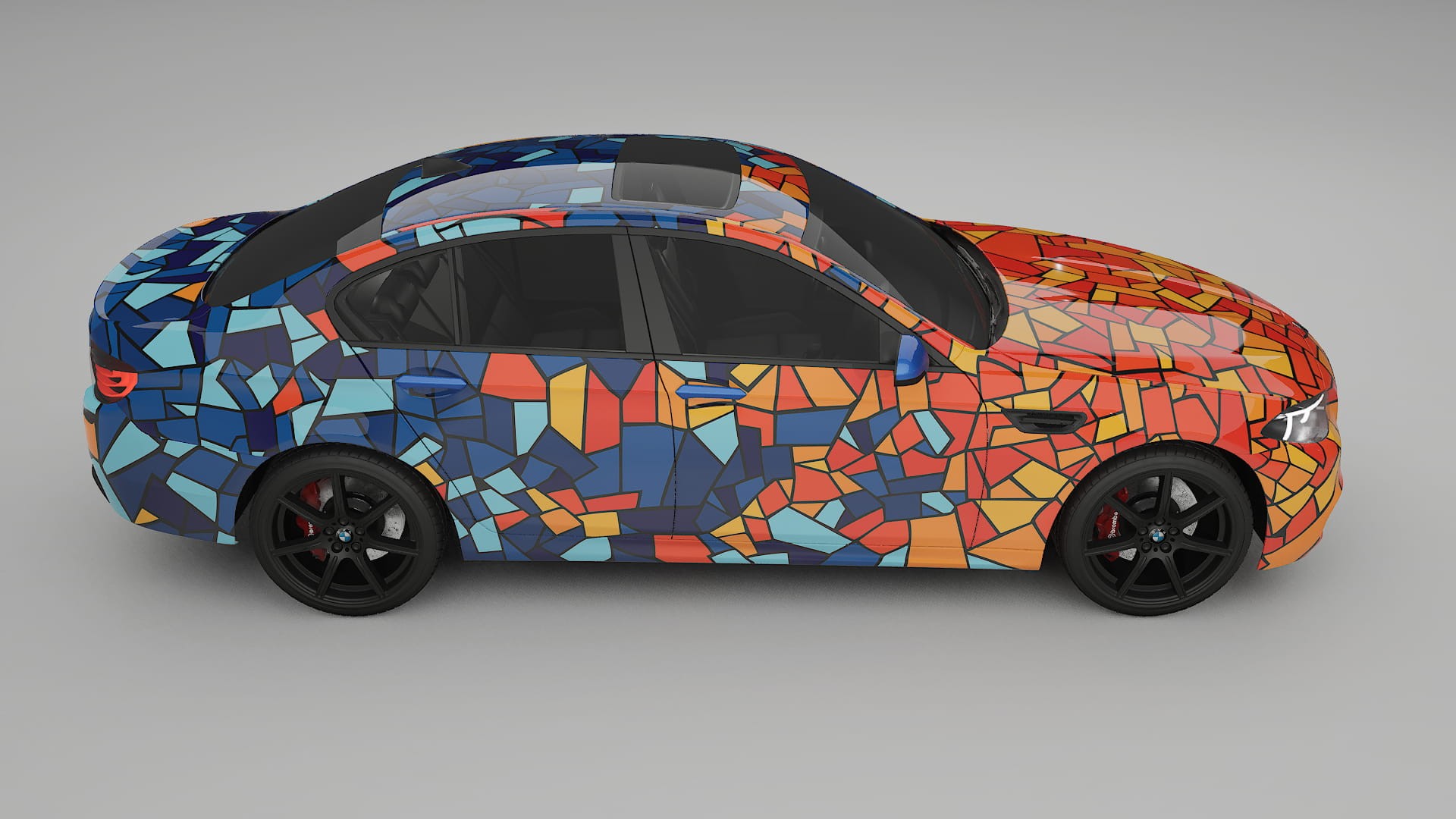 BMW M5 F10 BARCELONA – Kit Wrap PPF Personalizat din Folie de Poliuretan Imprimabilă