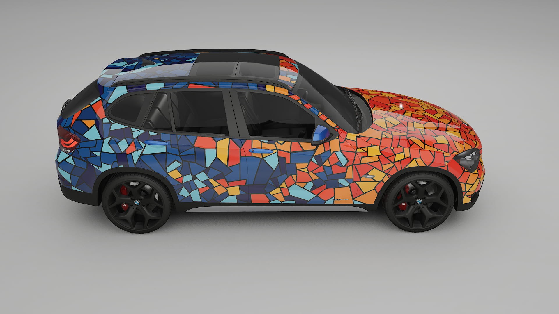 BMW X1 E84 BARCELONA – Kit Wrap PPF Personalizat din Folie de Poliuretan Imprimabilă