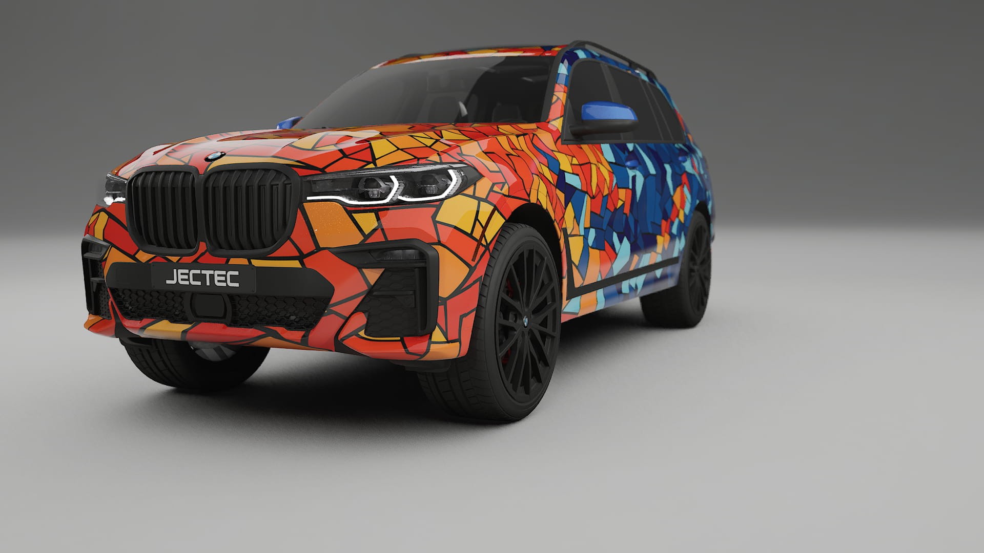 BMW X7 M G07 BARCELONA – Kit Wrap PPF Personalizat din Folie de Poliuretan Imprimabilă