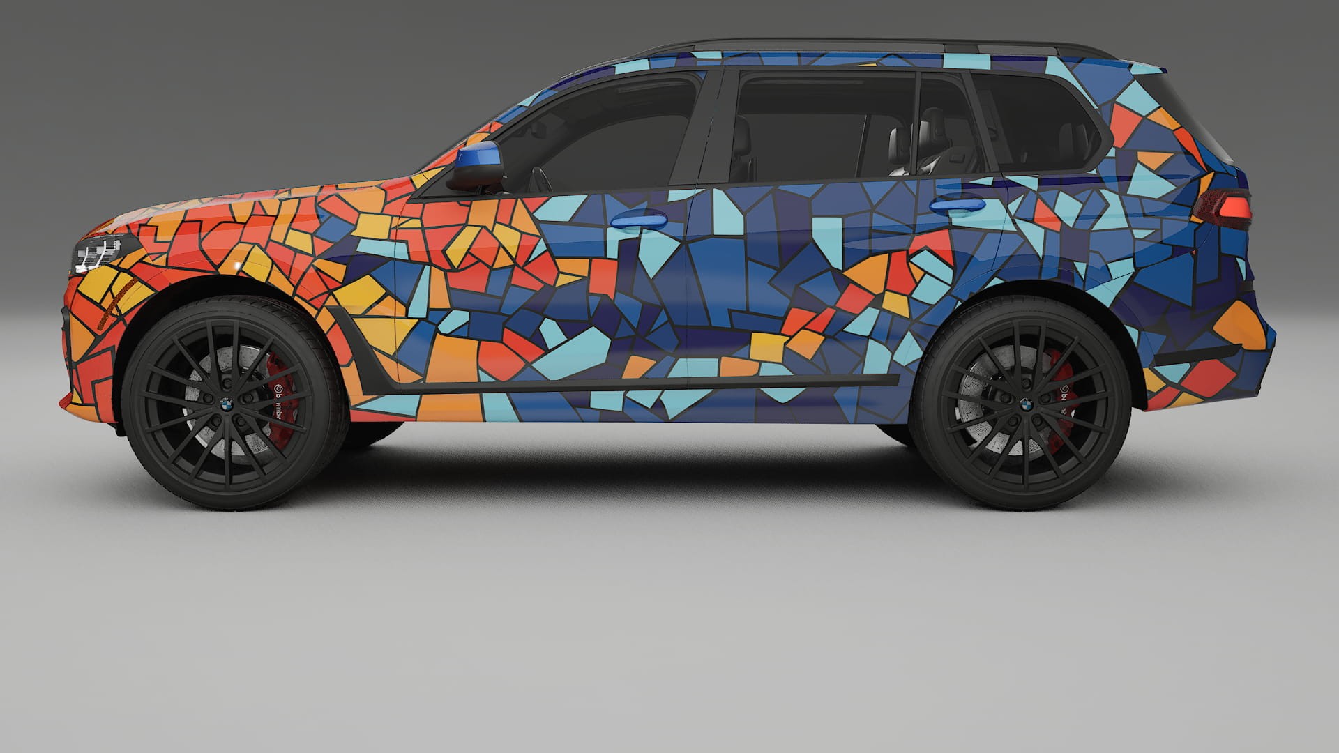 BMW X7 M G07 BARCELONA – Kit Wrap PPF Personalizat din Folie de Poliuretan Imprimabilă