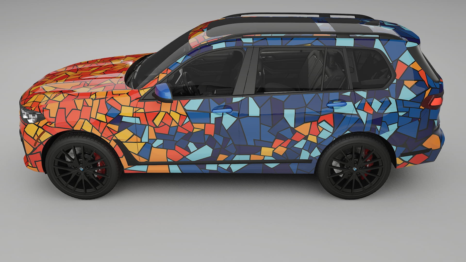 BMW X7 M G07 BARCELONA – Kit Wrap PPF Personalizat din Folie de Poliuretan Imprimabilă