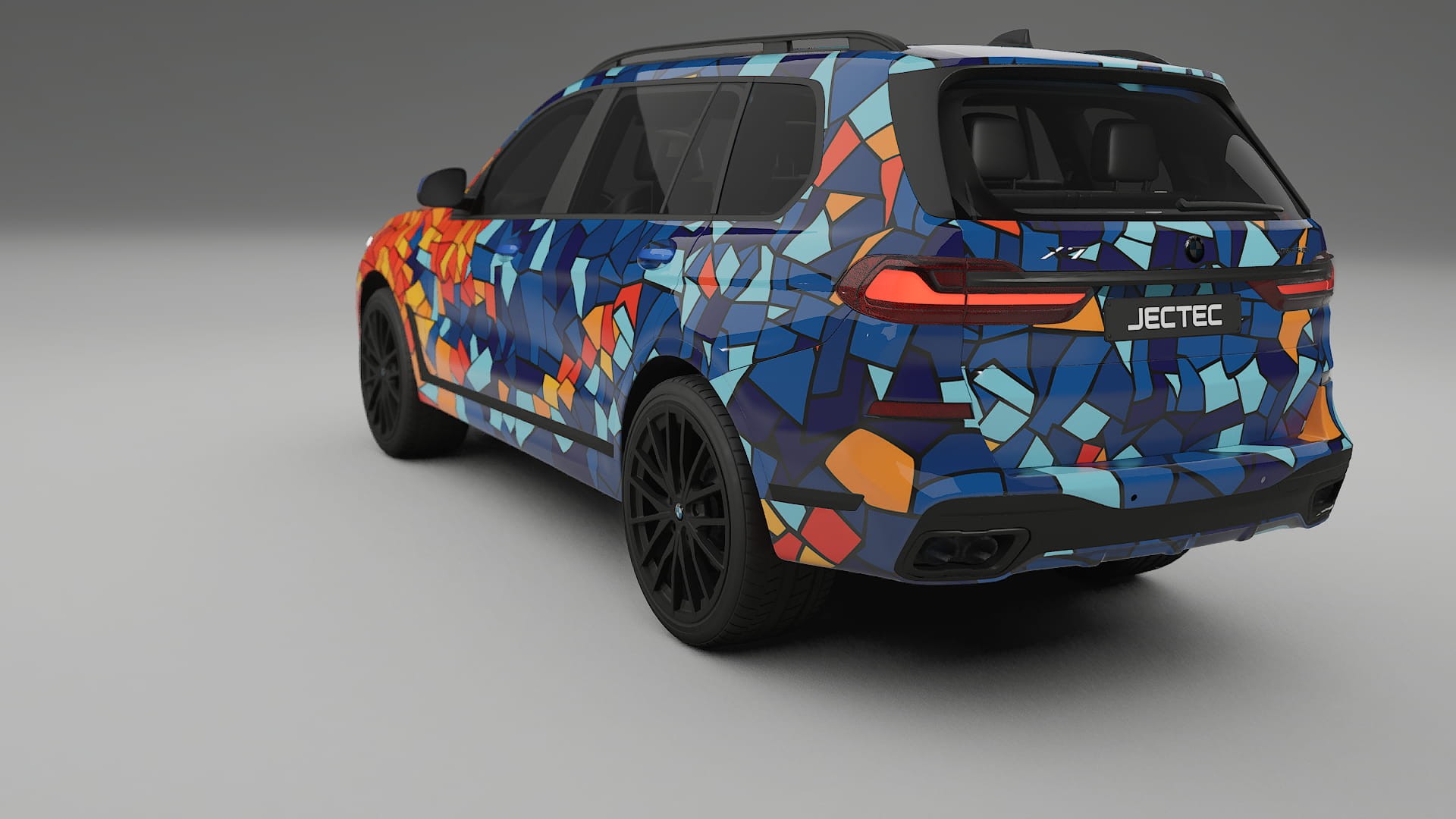 BMW X7 M G07 BARCELONA – Kit Wrap PPF Personalizat din Folie de Poliuretan Imprimabilă