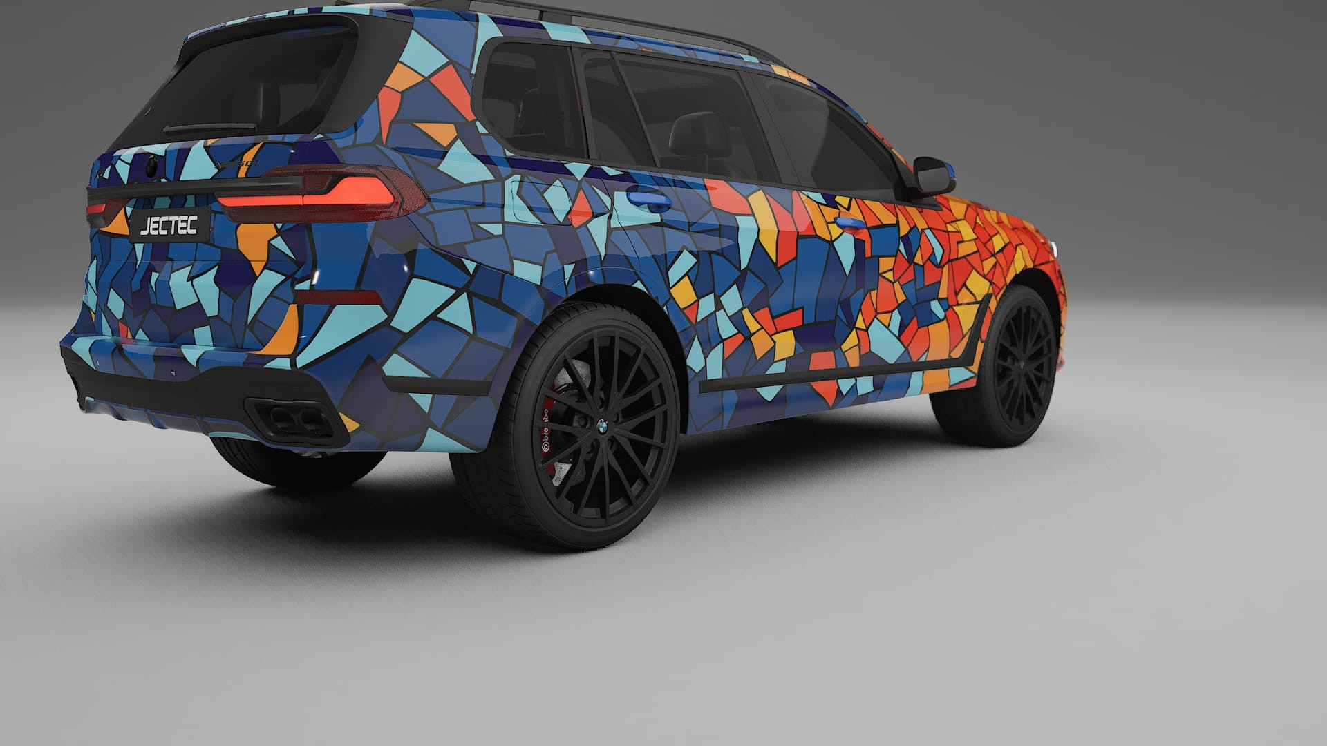 BMW X7 M G07 BARCELONA – Kit Wrap PPF Personalizat din Folie de Poliuretan Imprimabilă
