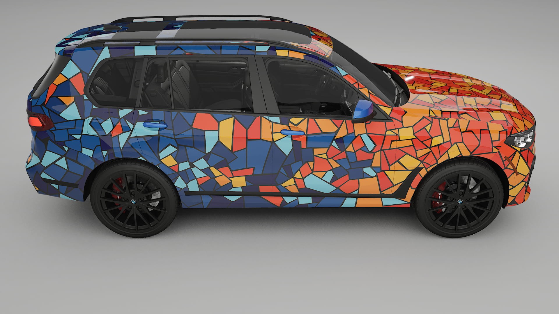 BMW X7 M G07 BARCELONA – Kit Wrap PPF Personalizat din Folie de Poliuretan Imprimabilă