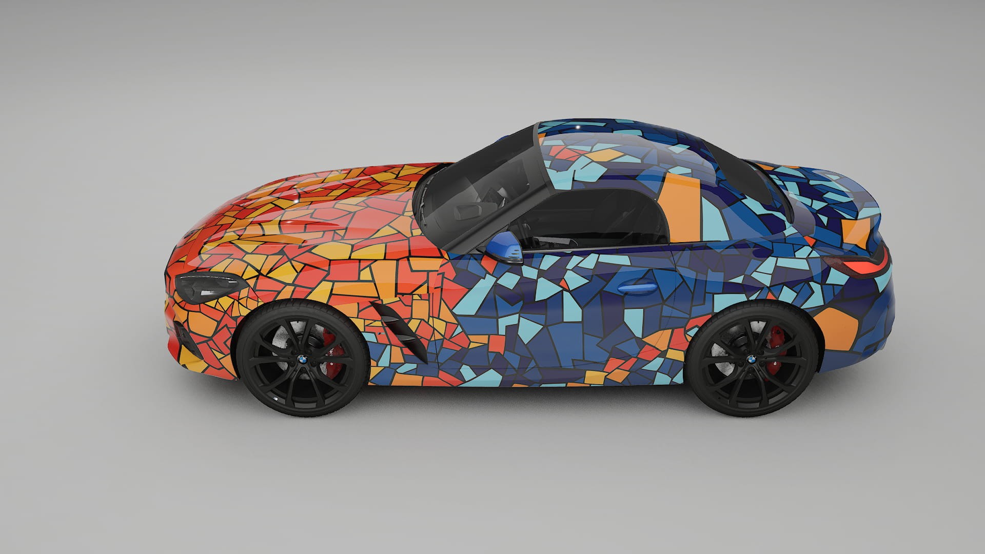 BMW Z4 G29 BARCELONA – Kit Wrap PPF Personalizat din Folie de Poliuretan Imprimabilă