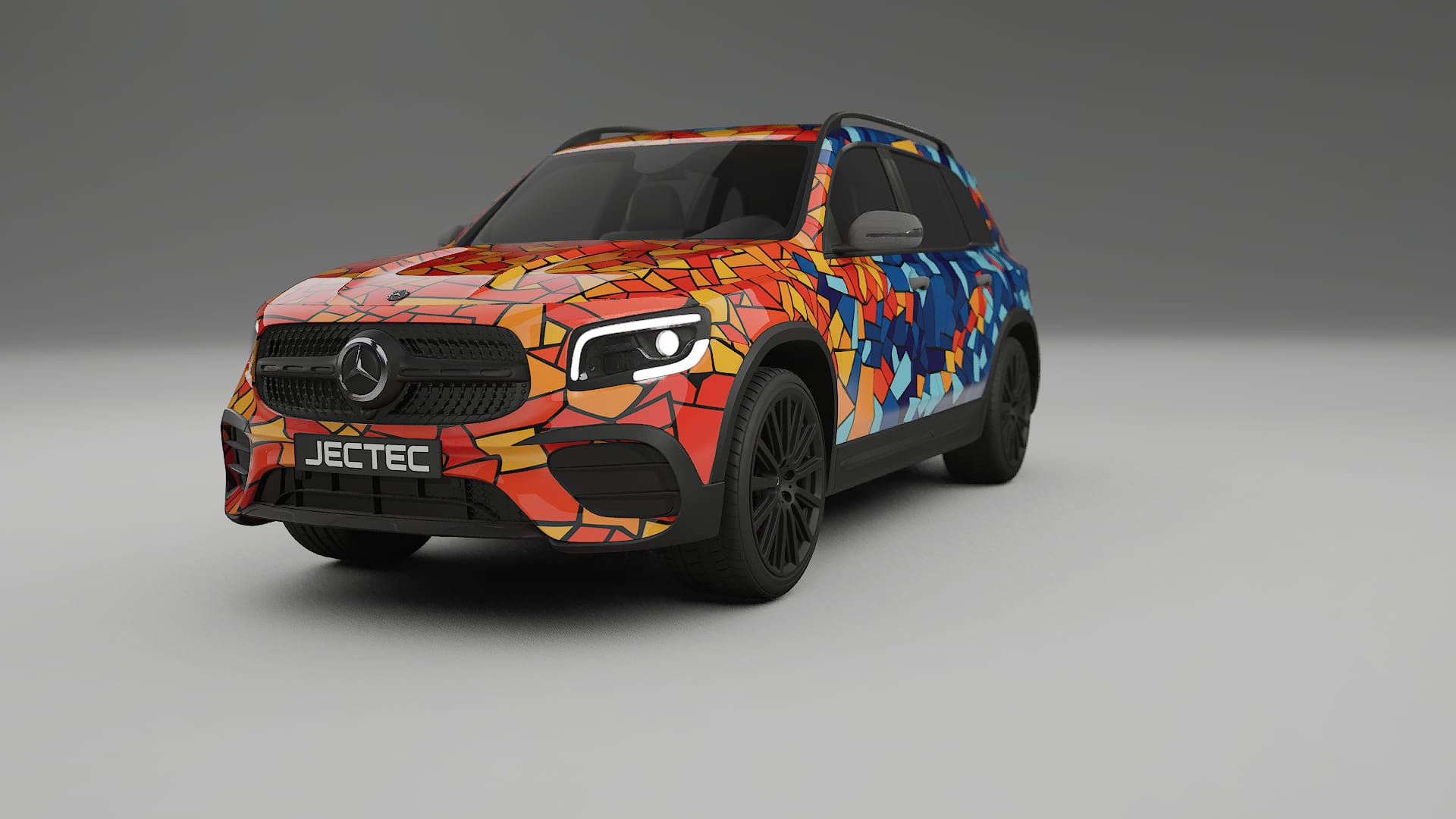 Mercedes AMG GLB BARCELONA – Kit Wrap PPF Personalizat din Folie de Poliuretan Imprimabilă