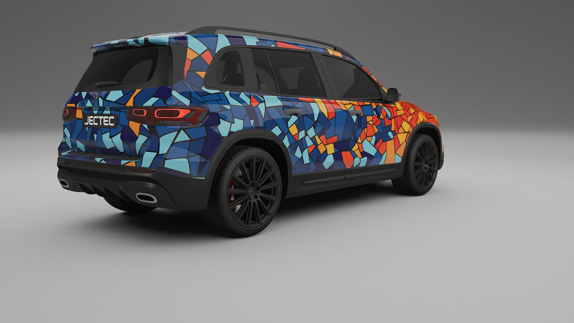 Mercedes AMG GLB BARCELONA – Kit Wrap PPF Personalizat din Folie de Poliuretan Imprimabilă