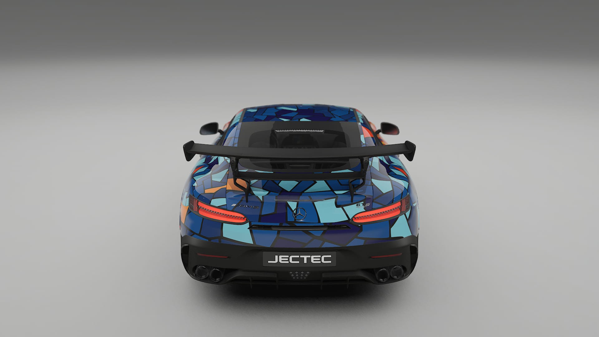 Mercedes AMG GT Black Series C192 Coupe BARCELONA – Kit Wrap PPF Personalizat din Folie de Poliuretan Imprimabilă