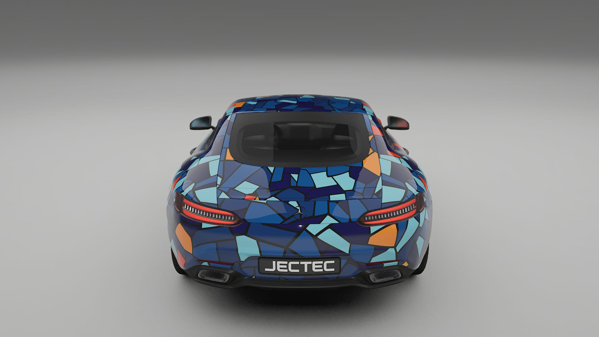 Mercedes AMG GT C190 Coupe BARCELONA – Kit Wrap PPF Personalizat din Folie de Poliuretan Imprimabilă