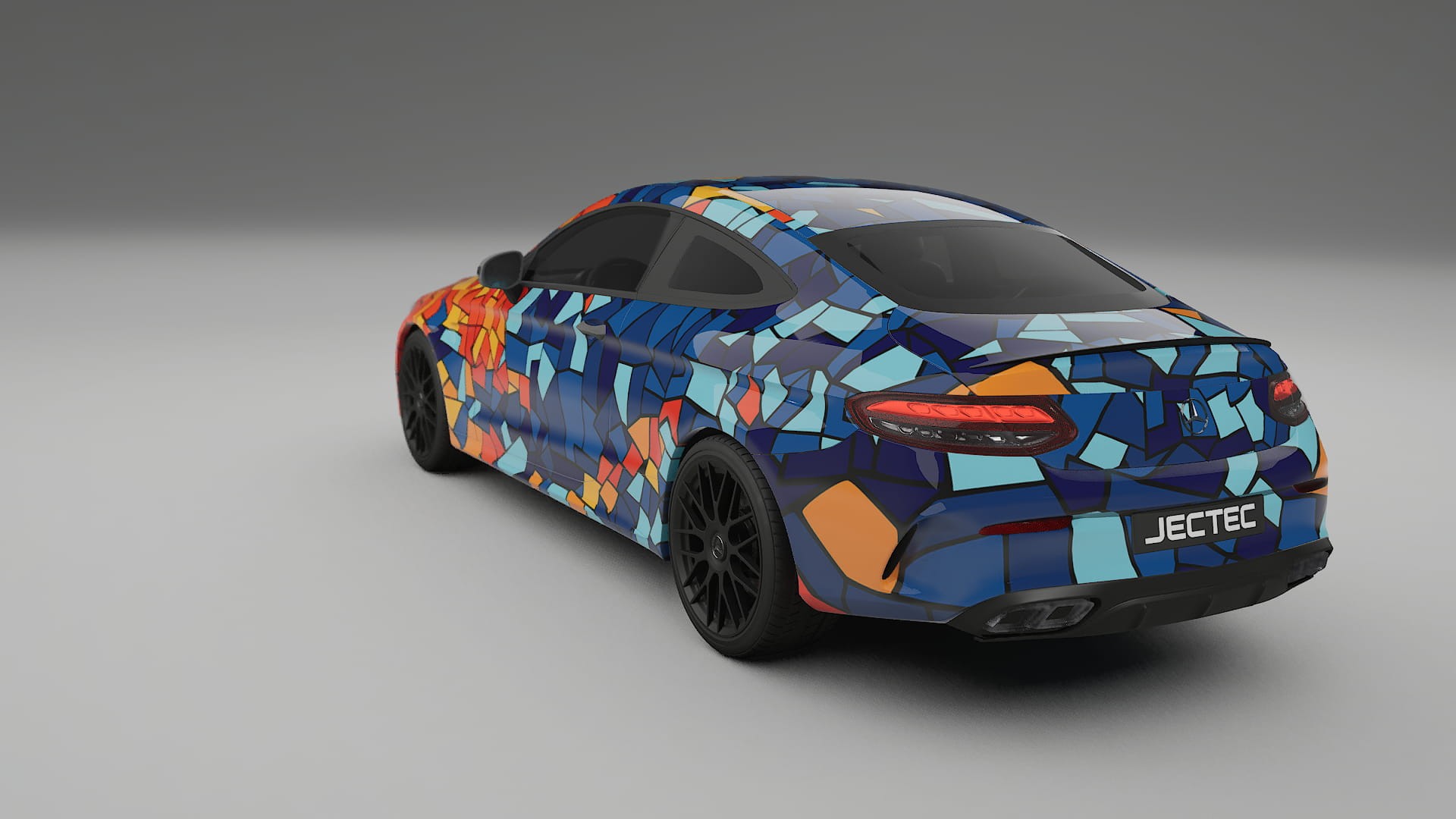 Mercedes C63 AMG W205 Coupe BARCELONA – Kit Wrap PPF Personalizat din Folie de Poliuretan Imprimabilă