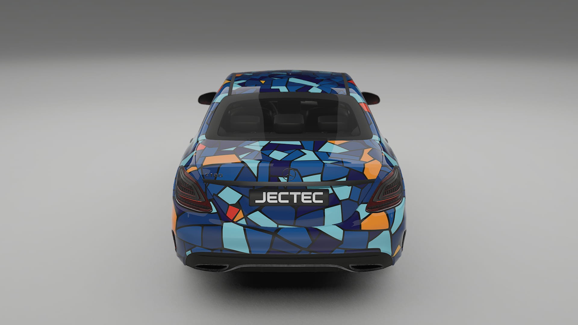 Mercedes C-class W205 AMG sedan BARCELONA – Kit Wrap PPF Personalizat din Folie de Poliuretan Imprimabilă