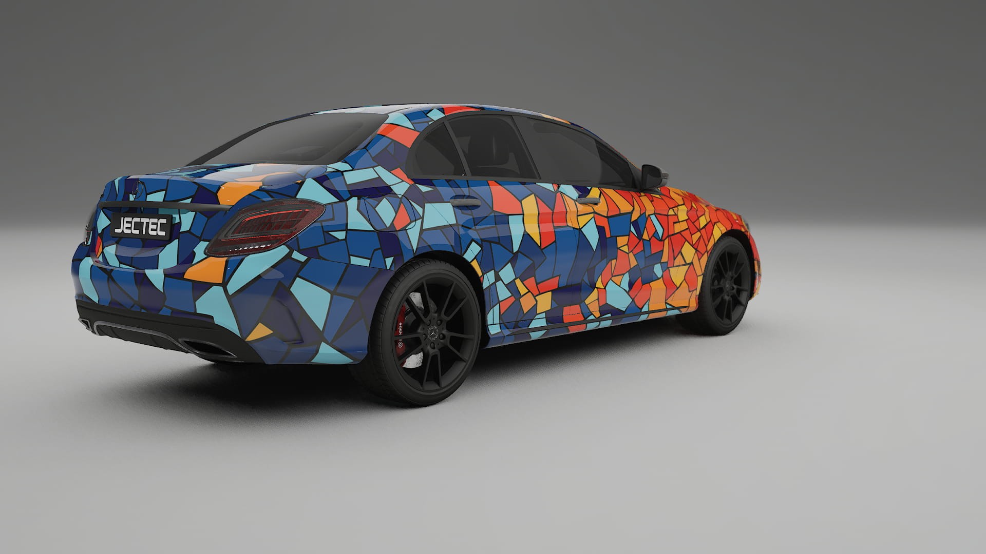 Mercedes C-class W205 AMG sedan BARCELONA – Kit Wrap PPF Personalizat din Folie de Poliuretan Imprimabilă