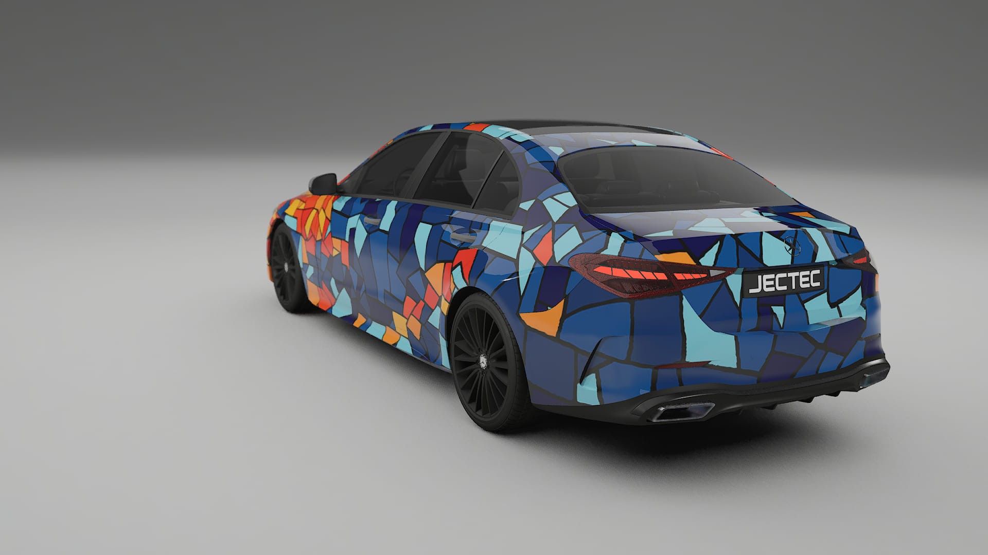 Mercedes C-class W206 BARCELONA – Kit Wrap PPF Personalizat din Folie de Poliuretan Imprimabilă