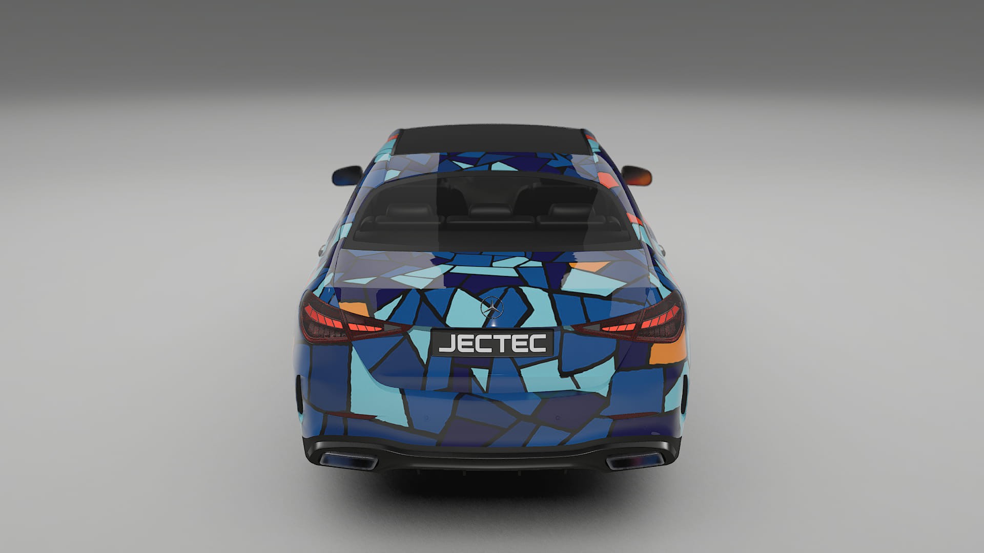 Mercedes C-class W206 BARCELONA – Kit Wrap PPF Personalizat din Folie de Poliuretan Imprimabilă