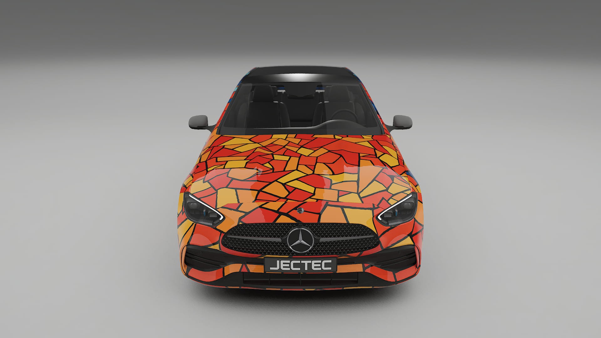 Mercedes C-class W206 BARCELONA – Kit Wrap PPF Personalizat din Folie de Poliuretan Imprimabilă