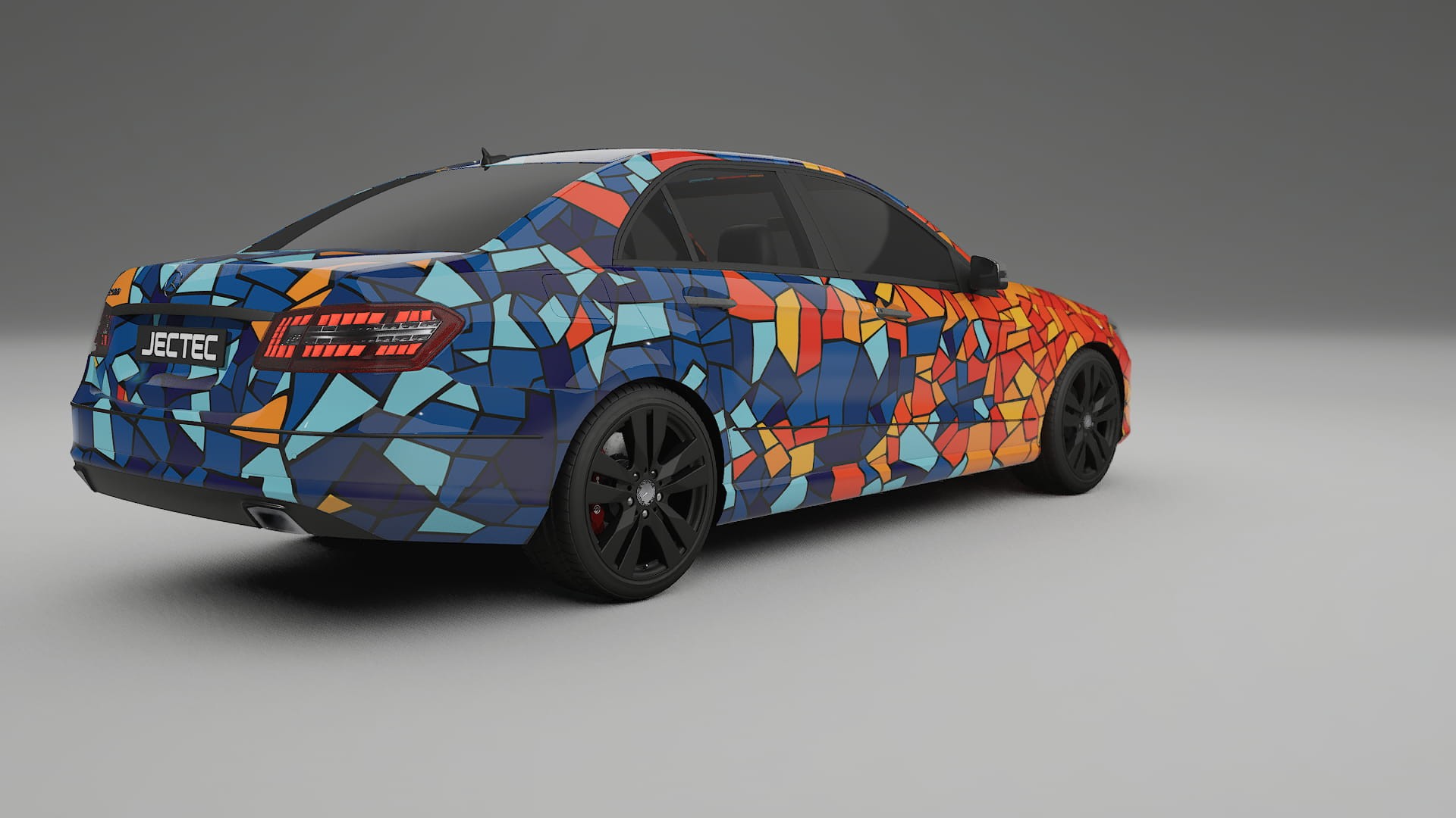 Mercedes E-class Sedan W212 Prefacelift pre-LCI BARCELONA – Kit Wrap PPF Personalizat din Folie de Poliuretan Imprimabilă