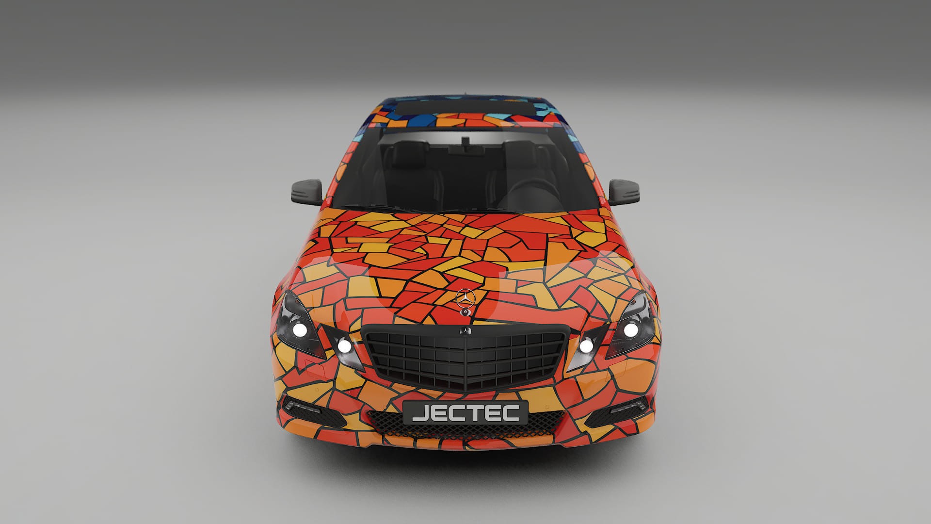 Mercedes E-class Sedan W212 Prefacelift pre-LCI BARCELONA – Kit Wrap PPF Personalizat din Folie de Poliuretan Imprimabilă