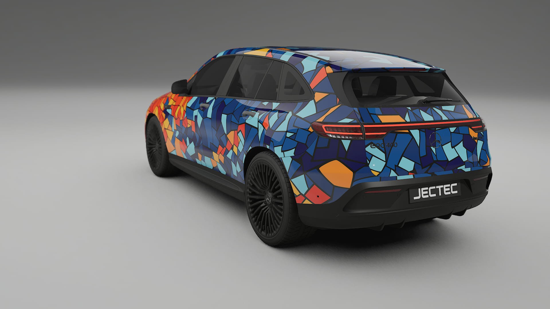 Mercedes EQC AMG BARCELONA – Kit Wrap PPF Personalizat din Folie de Poliuretan Imprimabilă