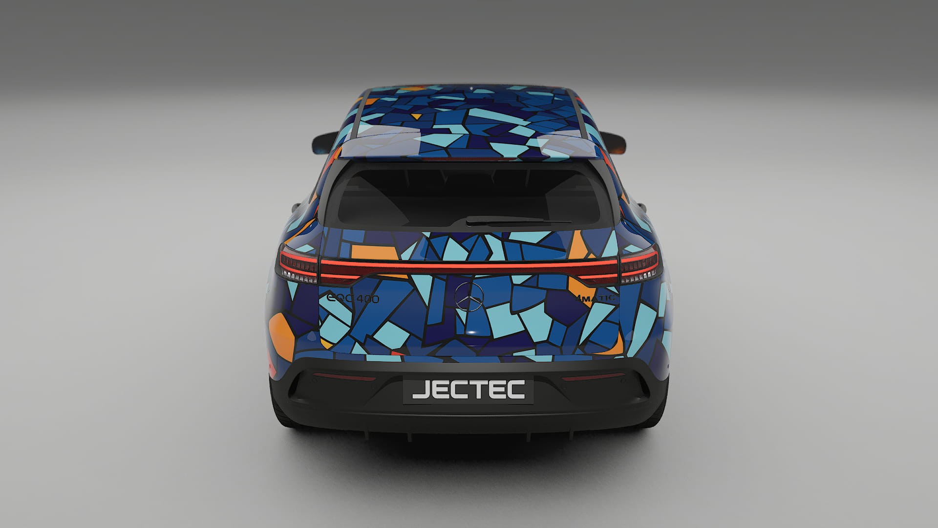 Mercedes EQC AMG BARCELONA – Kit Wrap PPF Personalizat din Folie de Poliuretan Imprimabilă