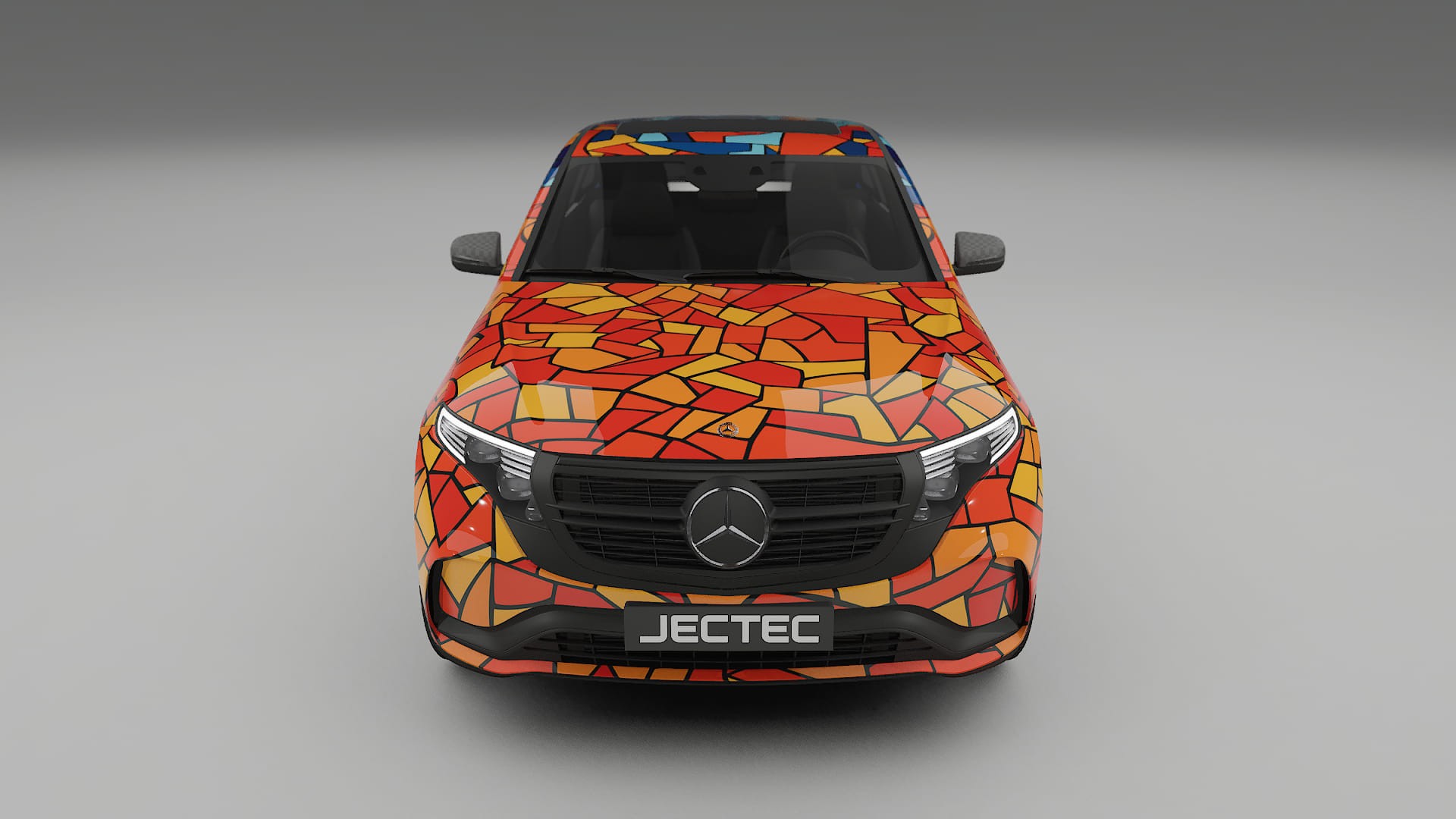 Mercedes EQC AMG BARCELONA – Kit Wrap PPF Personalizat din Folie de Poliuretan Imprimabilă