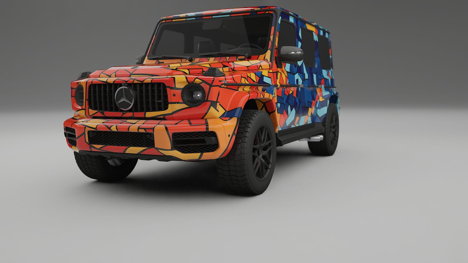 Mercedes G63 AMG W463A BARCELONA – Kit Wrap PPF Personalizat din Folie de Poliuretan Imprimabilă