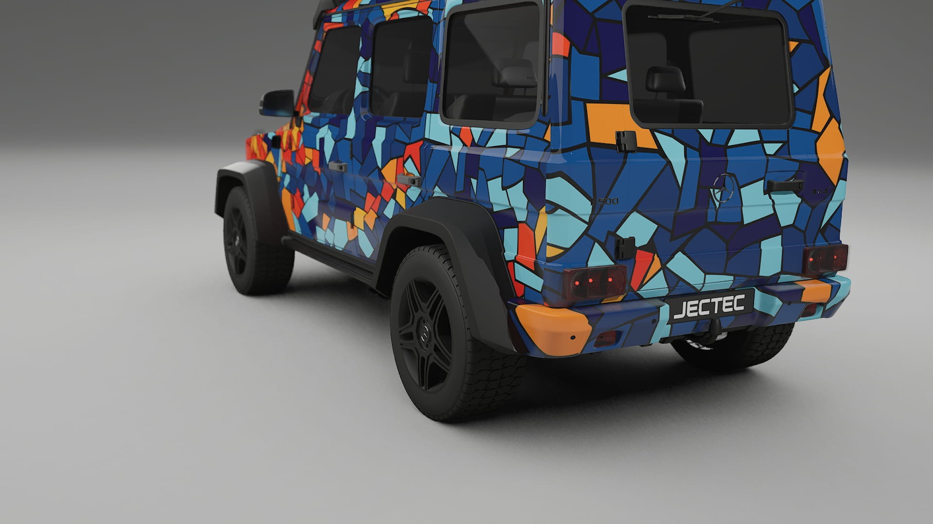 Mercedes G-class 4x4 W463 BARCELONA – Kit Wrap PPF Personalizat din Folie de Poliuretan Imprimabilă