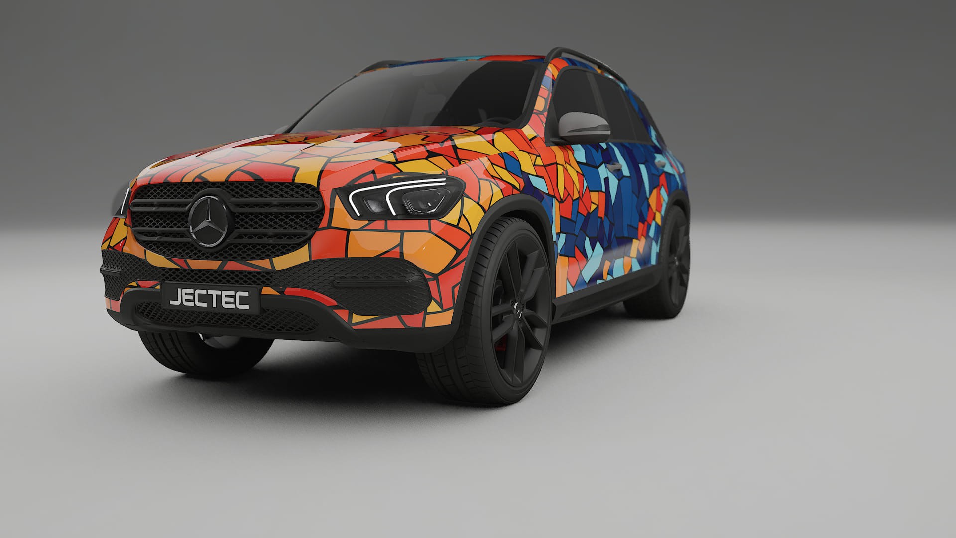 Mercedes GLE W167 BARCELONA – Kit Wrap PPF Personalizat din Folie de Poliuretan Imprimabilă