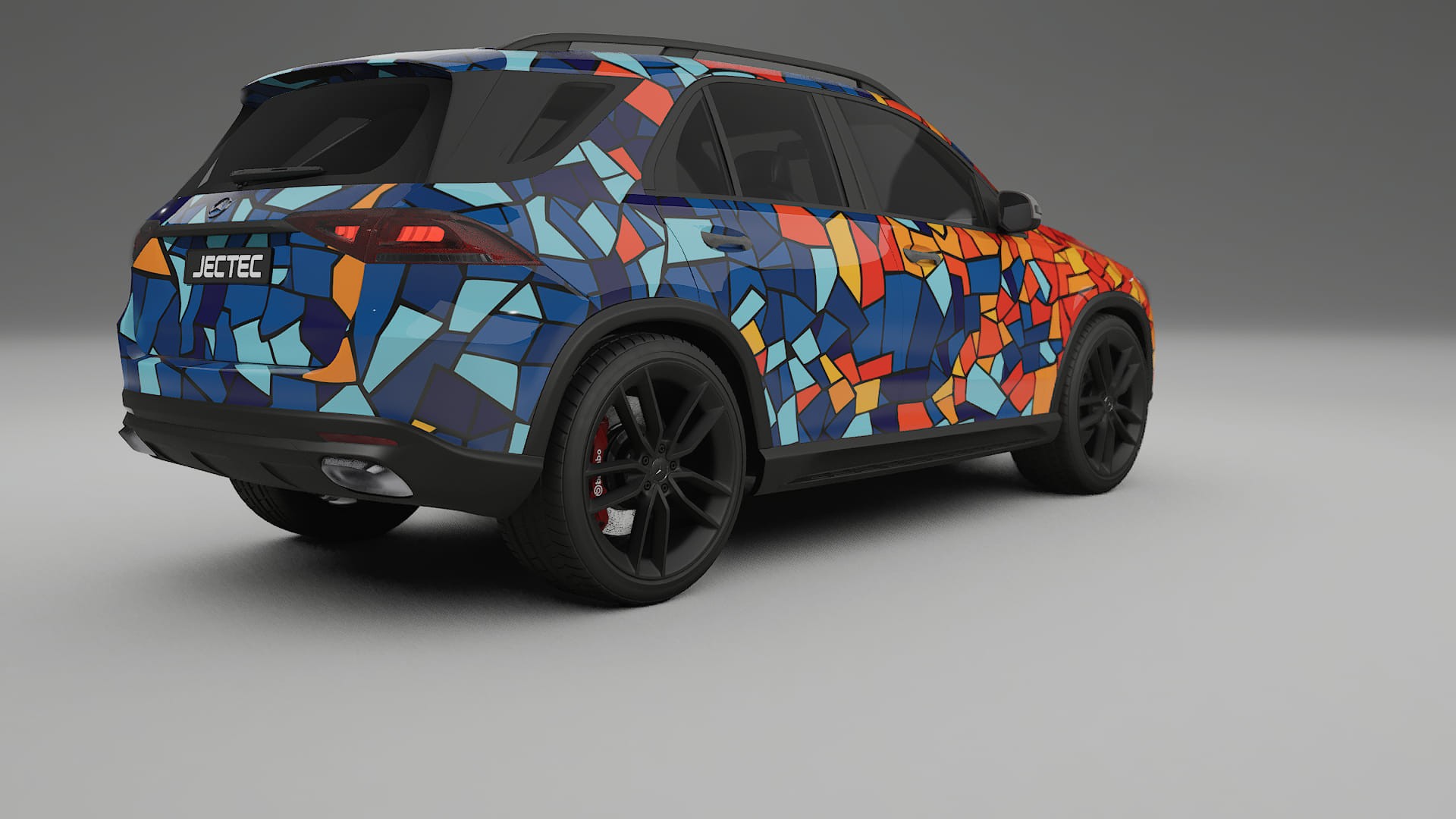 Mercedes GLE W167 BARCELONA – Kit Wrap PPF Personalizat din Folie de Poliuretan Imprimabilă