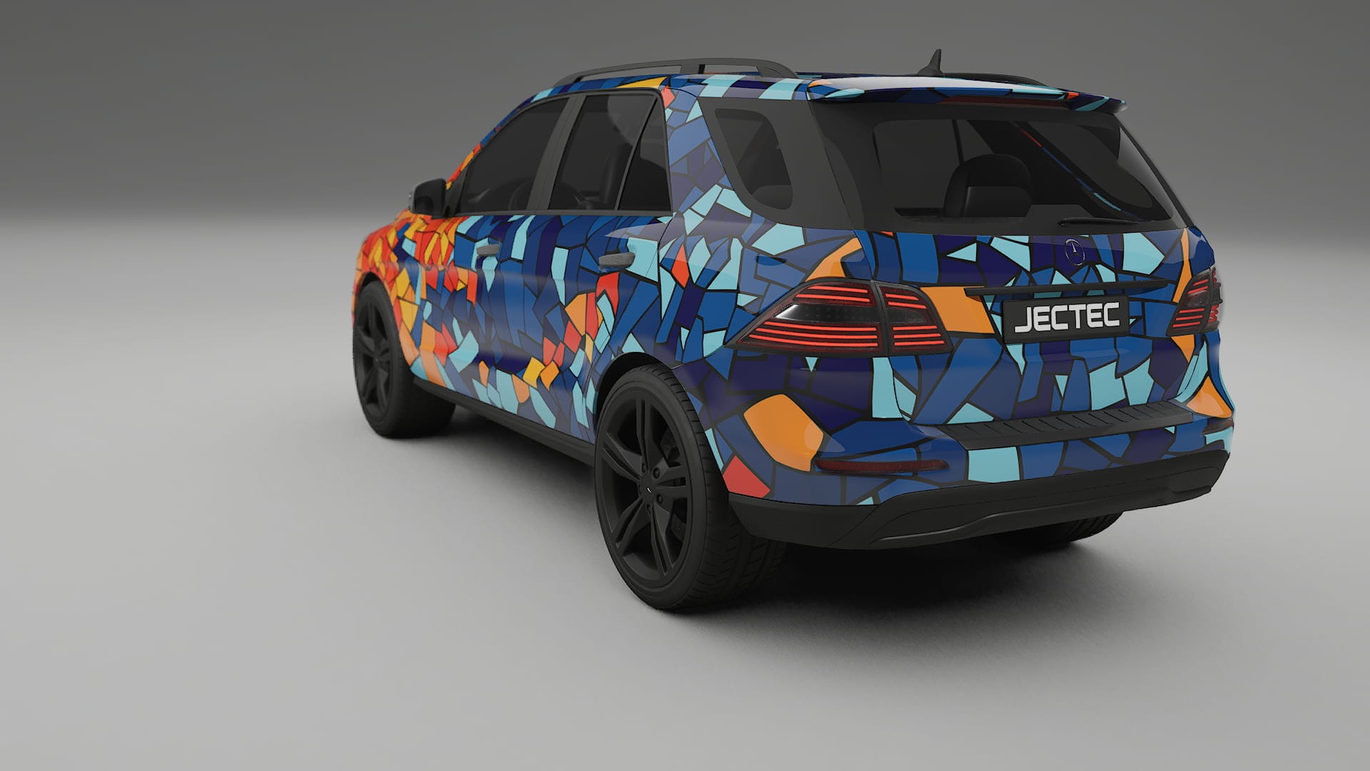 Mercedes M-class W166 BARCELONA – Kit Wrap PPF Personalizat din Folie de Poliuretan Imprimabilă