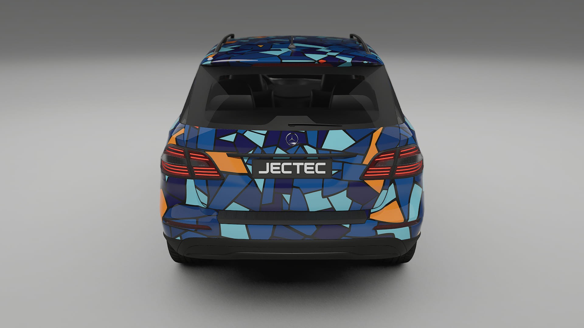 Mercedes M-class W166 BARCELONA – Kit Wrap PPF Personalizat din Folie de Poliuretan Imprimabilă