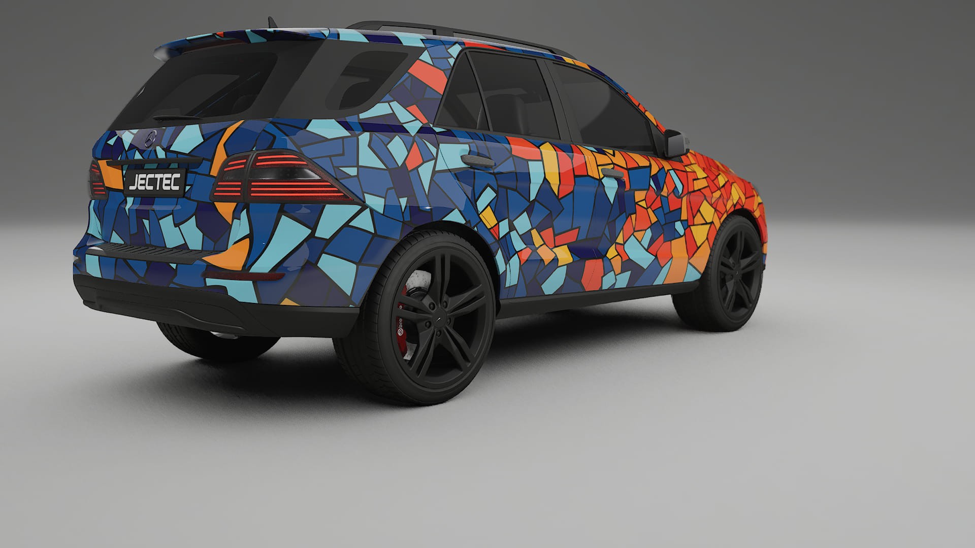 Mercedes M-class W166 BARCELONA – Kit Wrap PPF Personalizat din Folie de Poliuretan Imprimabilă