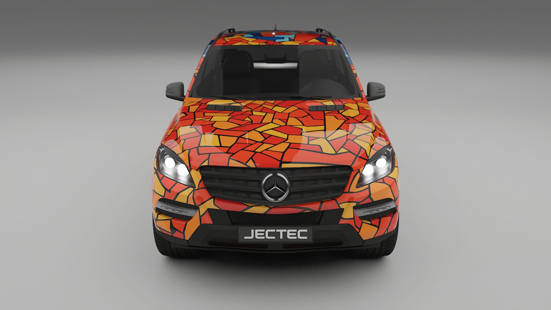 Mercedes M-class W166 BARCELONA – Kit Wrap PPF Personalizat din Folie de Poliuretan Imprimabilă