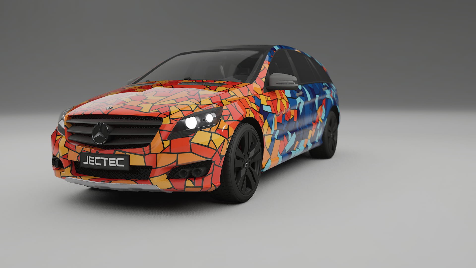 Mercedes R-class W251 facelift LCI BARCELONA – Kit Wrap PPF Personalizat din Folie de Poliuretan Imprimabilă