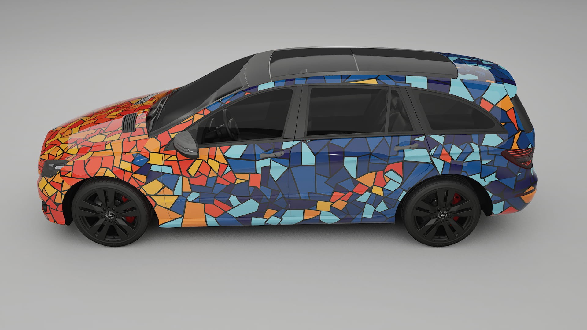 Mercedes R-class W251 facelift LCI BARCELONA – Kit Wrap PPF Personalizat din Folie de Poliuretan Imprimabilă