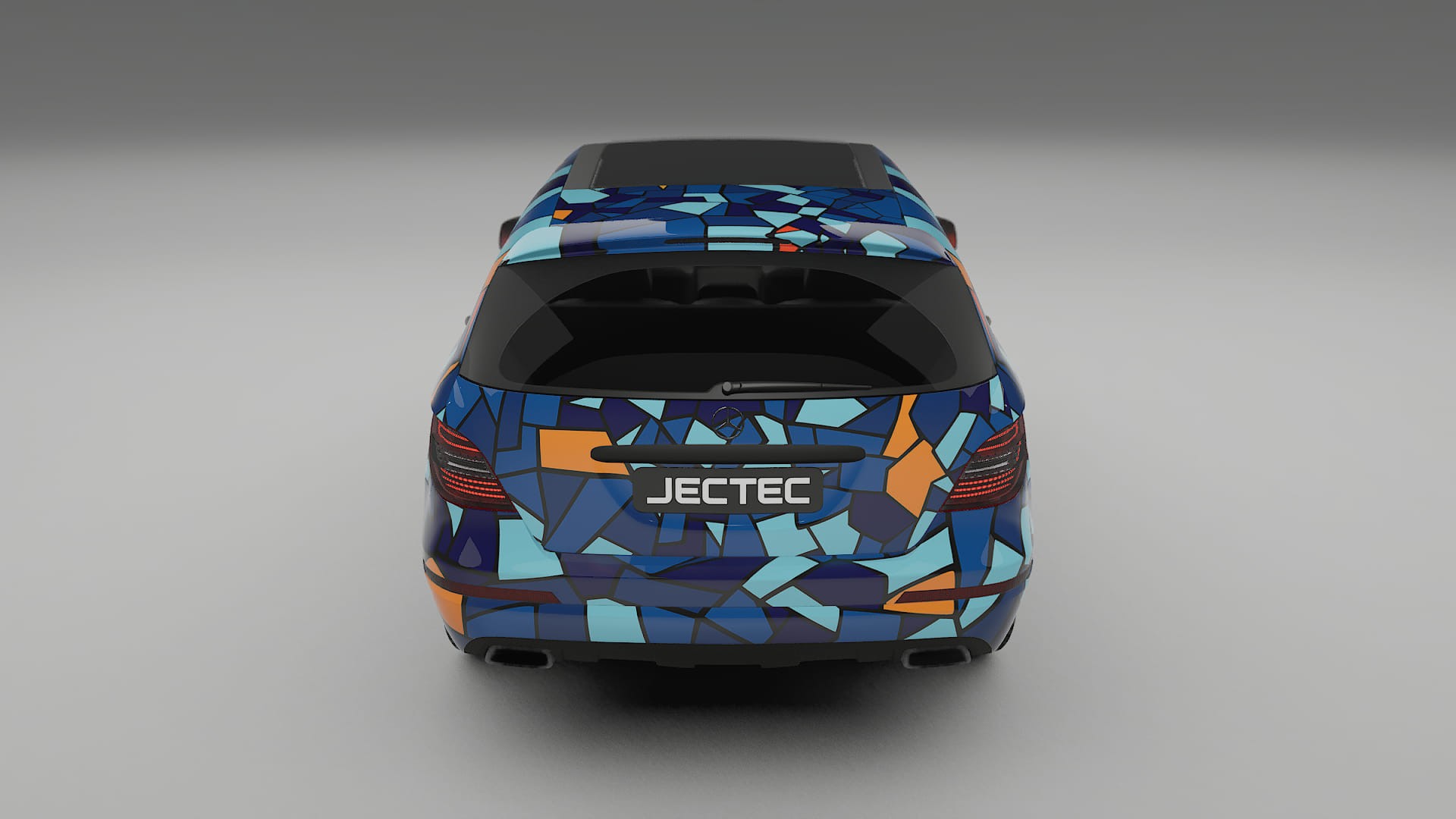 Mercedes R-class W251 facelift LCI BARCELONA – Kit Wrap PPF Personalizat din Folie de Poliuretan Imprimabilă