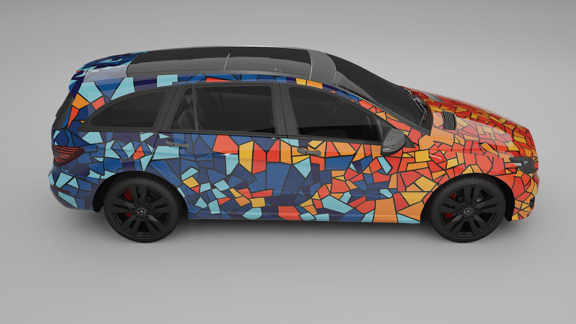 Mercedes R-class W251 facelift LCI BARCELONA – Kit Wrap PPF Personalizat din Folie de Poliuretan Imprimabilă