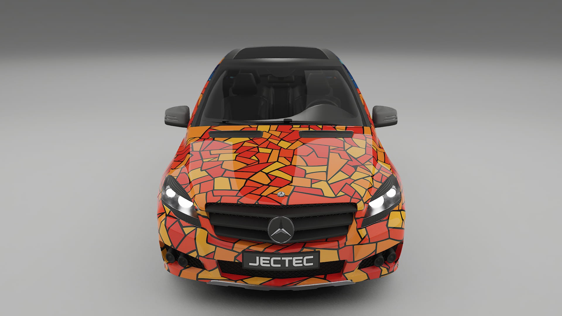 Mercedes R-class W251 facelift LCI BARCELONA – Kit Wrap PPF Personalizat din Folie de Poliuretan Imprimabilă