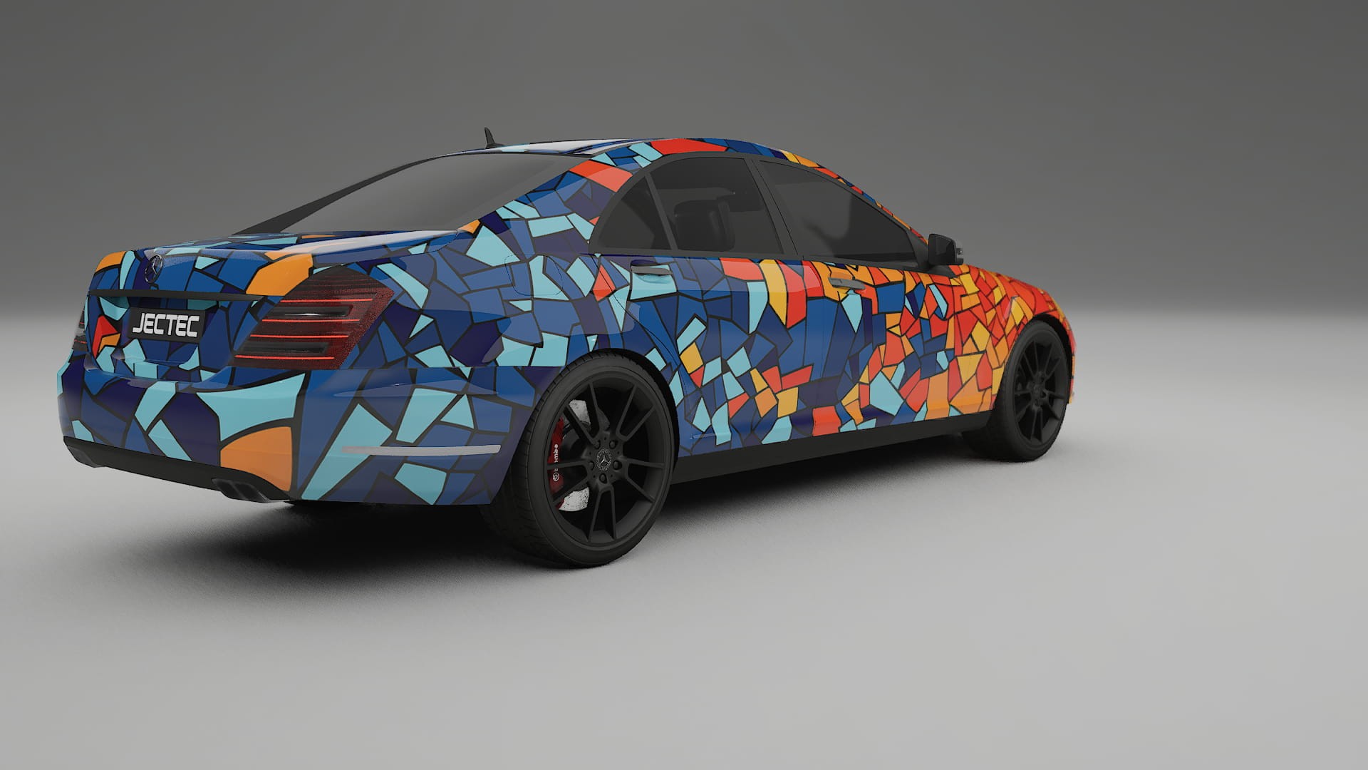 Mercedes S-class W221 facelift LCI BARCELONA – Kit Wrap PPF Personalizat din Folie de Poliuretan Imprimabilă