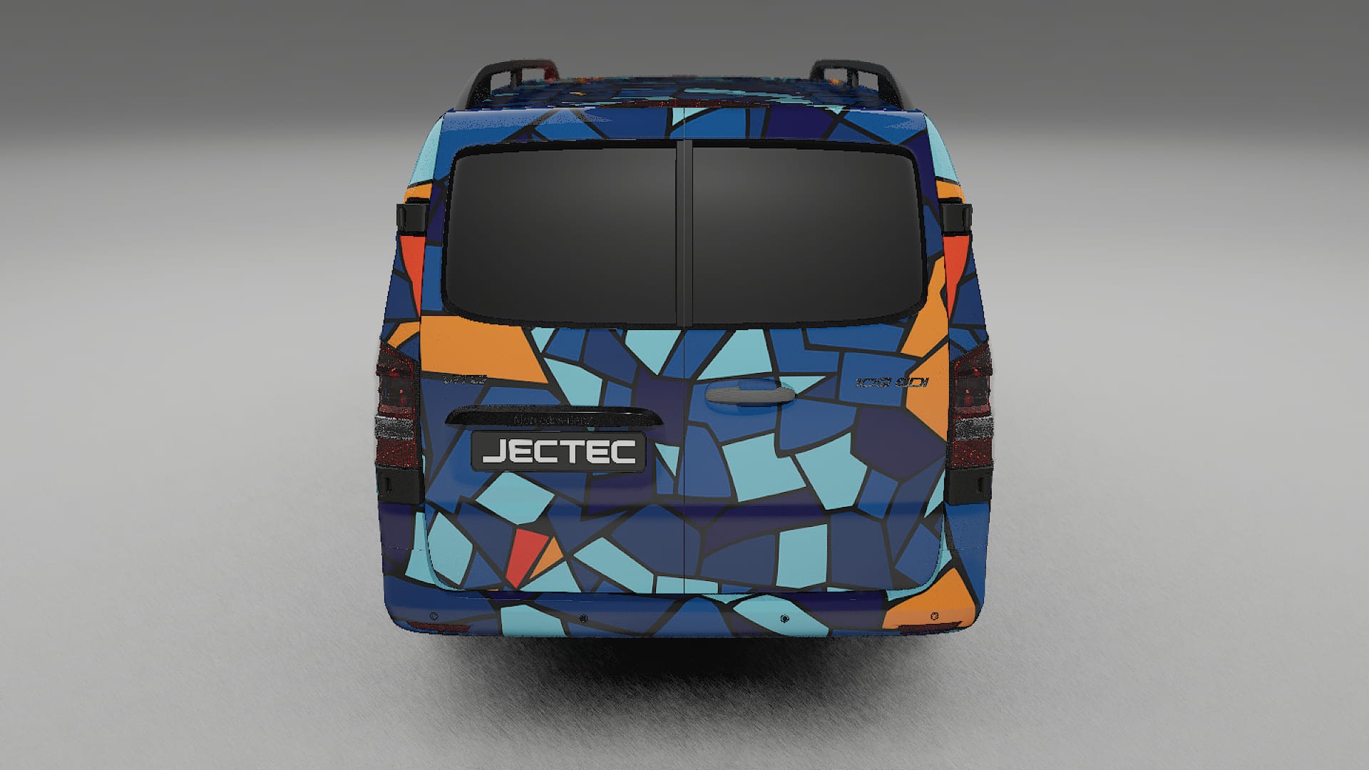 Mercedes Vito Short W447 prefacelift pre-LCI BARCELONA – Kit Wrap PPF Personalizat din Folie de Poliuretan Imprimabilă