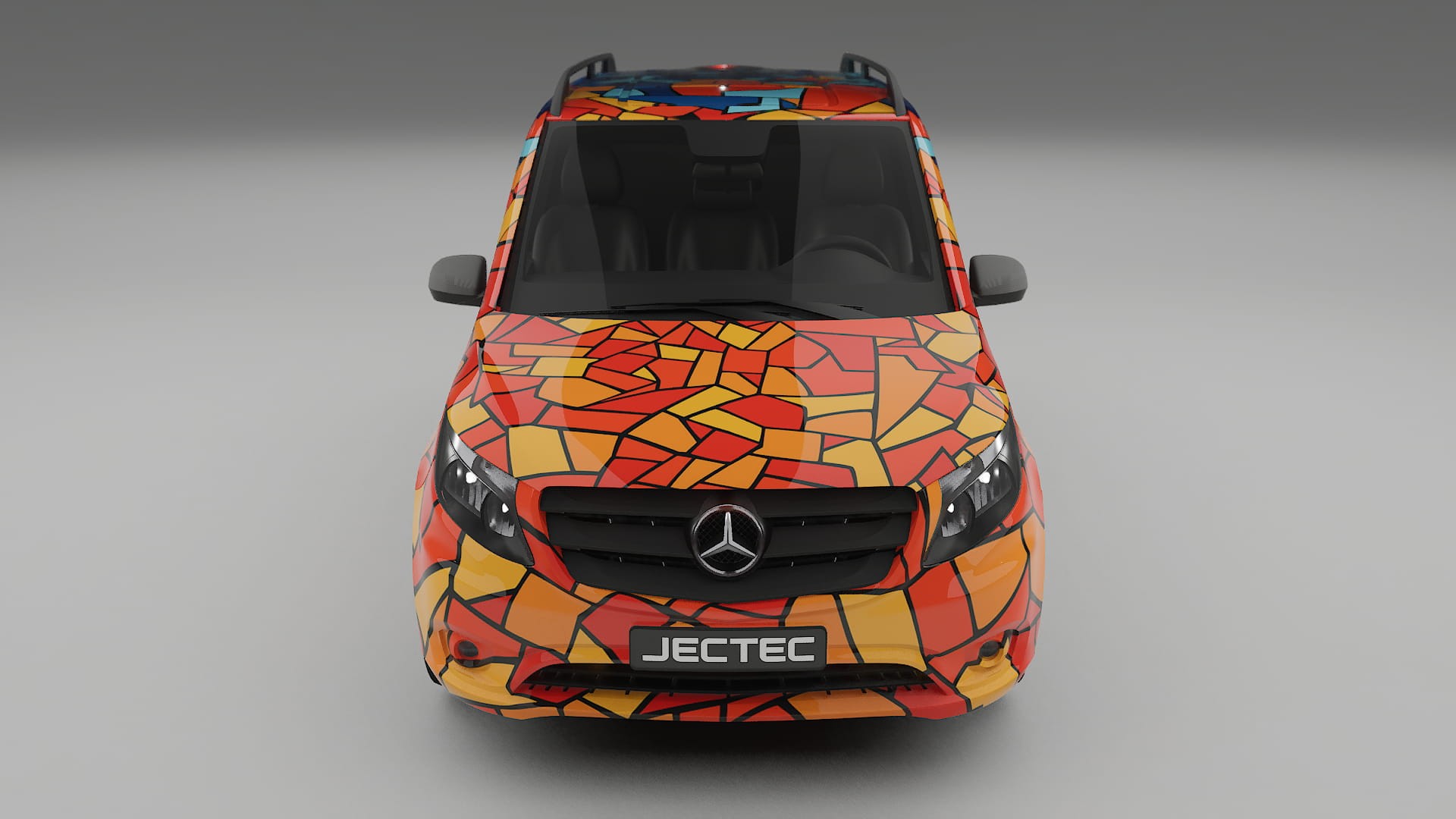 Mercedes Vito Short W447 prefacelift pre-LCI BARCELONA – Kit Wrap PPF Personalizat din Folie de Poliuretan Imprimabilă