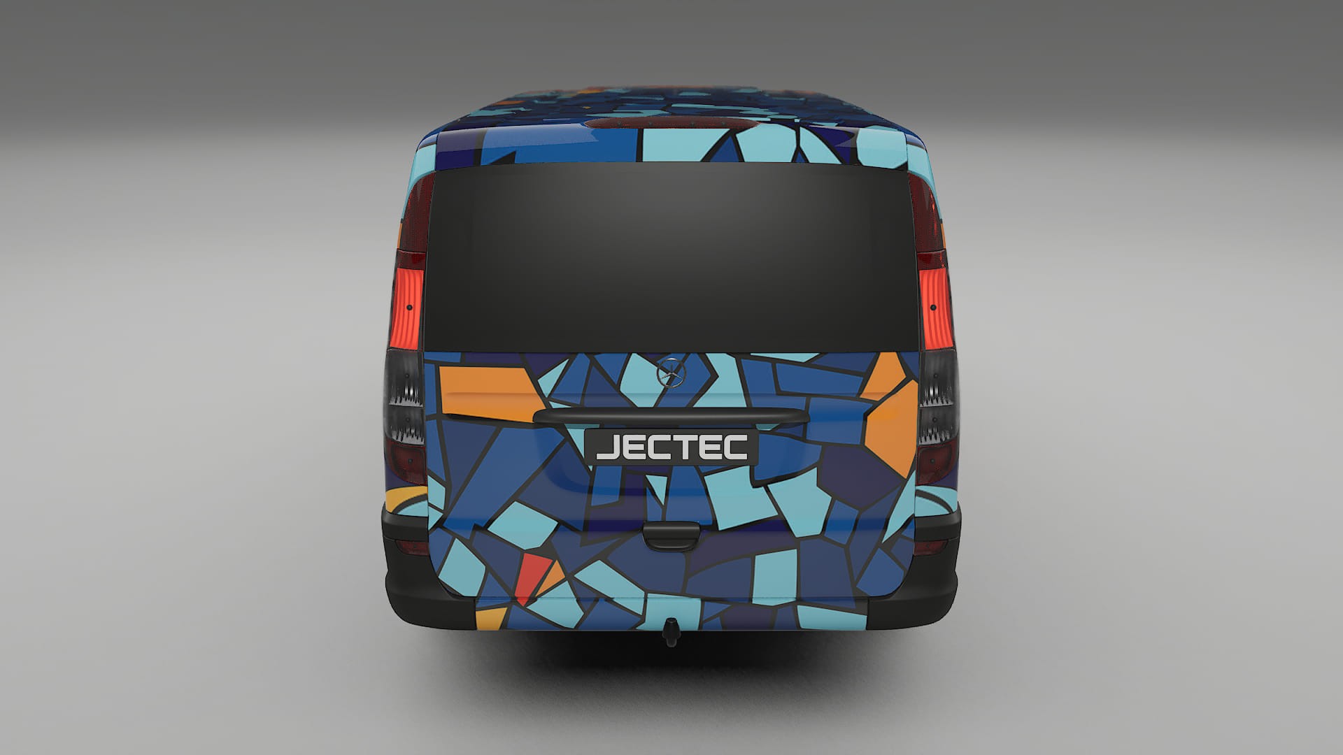 Mercedes Vito Short W639 facelift LCI BARCELONA – Kit Wrap PPF Personalizat din Folie de Poliuretan Imprimabilă